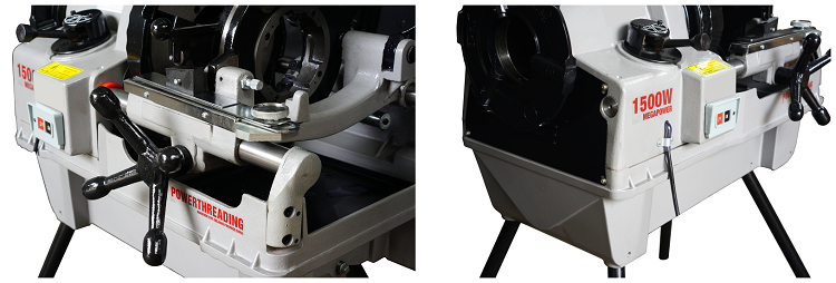 Máquina de rosqueamento de tubos com motor de indução de 1500 W