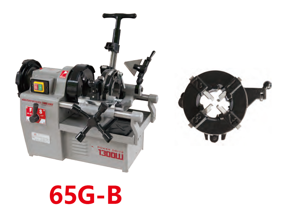 Máquina roscadora de tubos de gas y contraincendios de 2,5 pulgadas