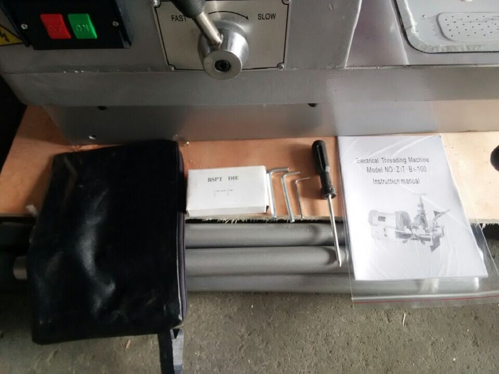 4" Electric pipe threading machine