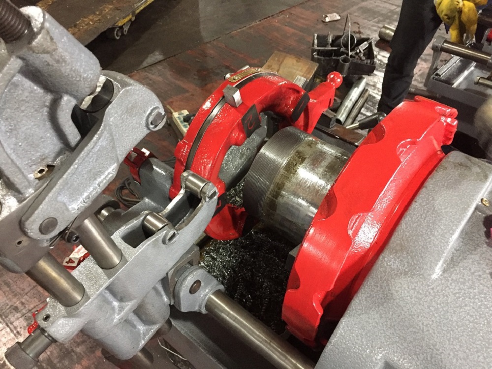 6 inch pipe threading machine