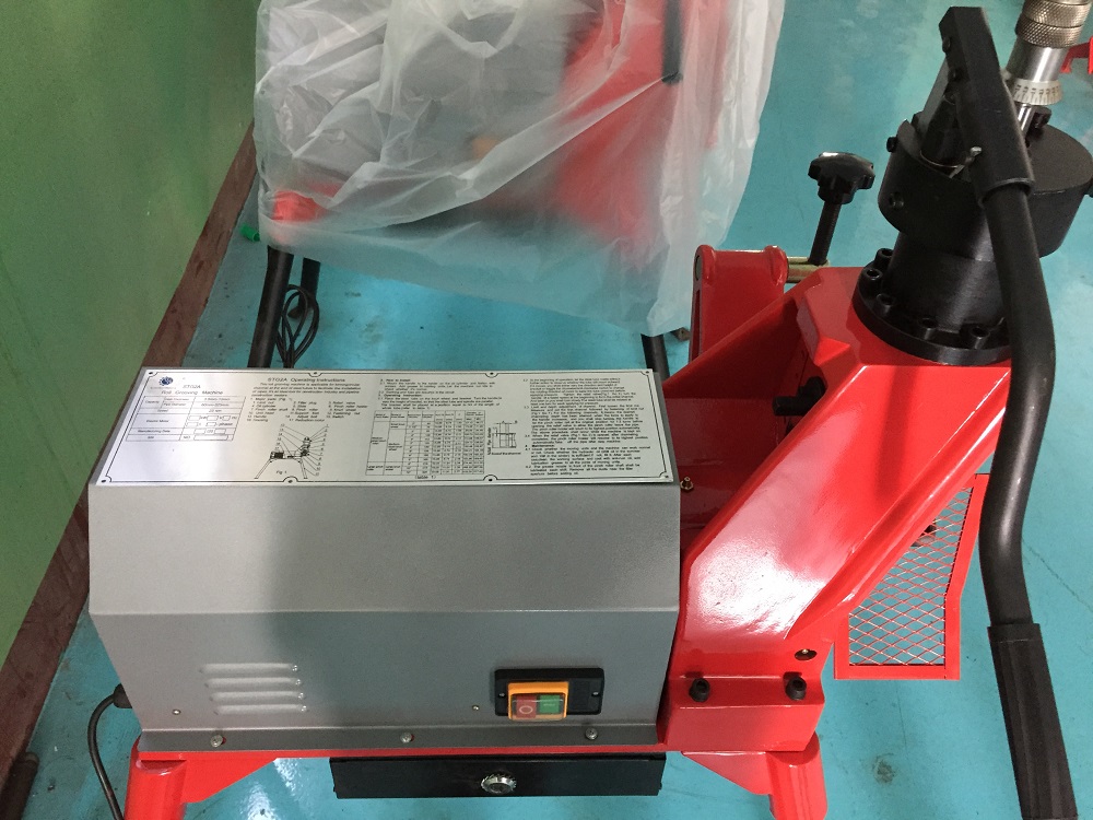 60-325mm 1100w Pipe Grooving Machine For Egypt Market