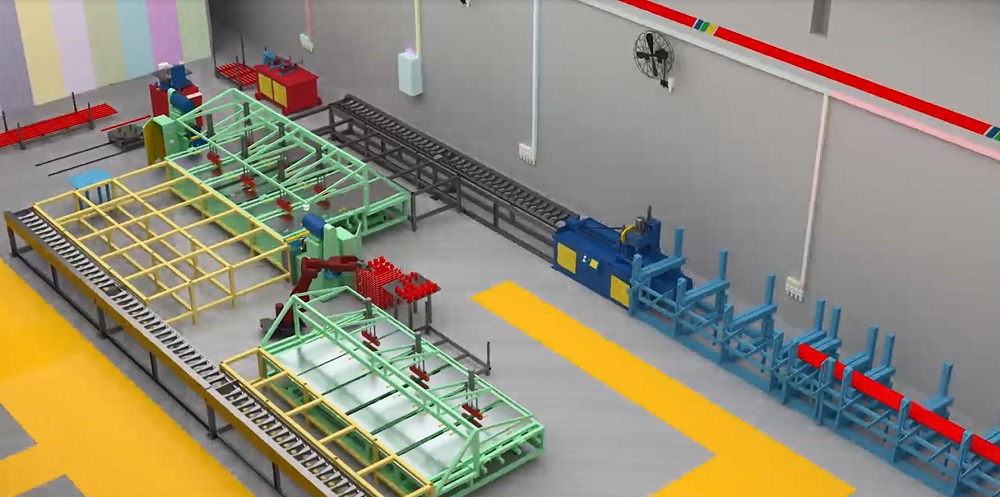 Automatic pipe threading machine