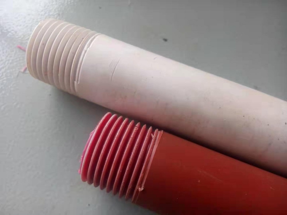 BSPP plastic pipe threading machine