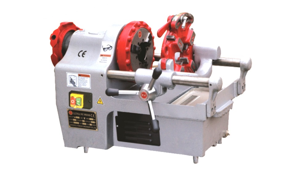 BSPT pipe threading machine