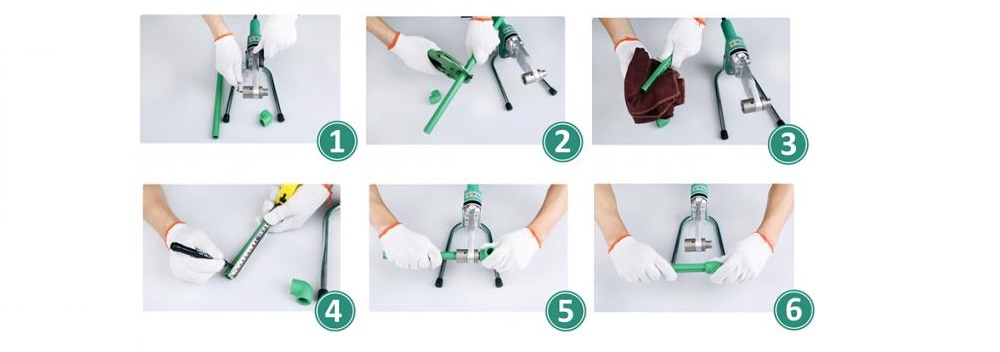 Battery ppr pipe welding tool