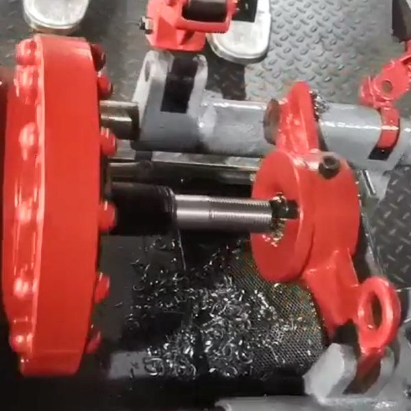 Bolt threading machine M8-M24 with round metric dies