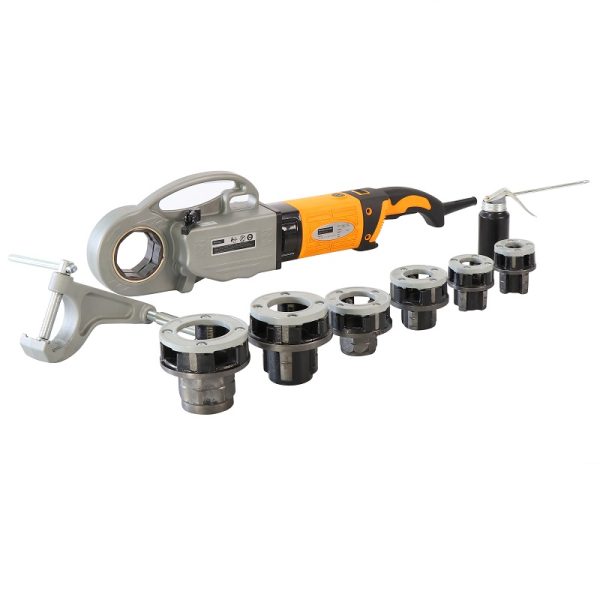 Hand-held pipe threading machine 11-R die head compatible
