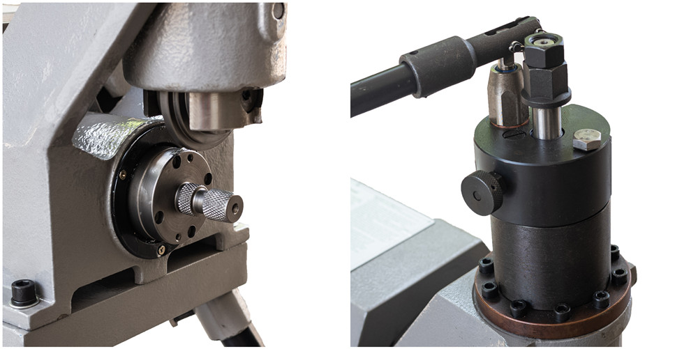 Hydraulic roll groover 1 to 8 inch