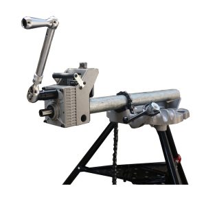 Installed pipe roll grooving machine