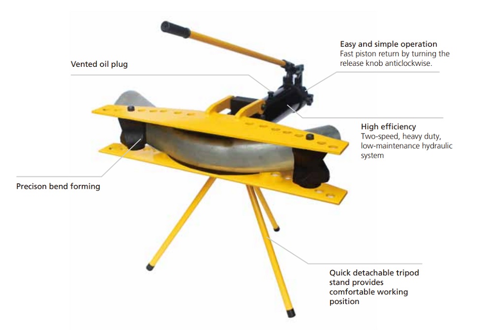 Manual pipe bending machine