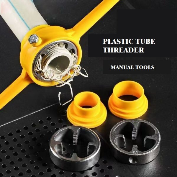 PVC pipe threader plastic tube manual threading tool