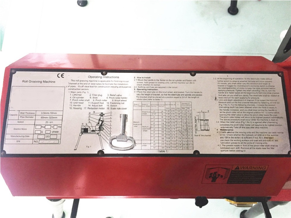 Pipe Grooving Machine