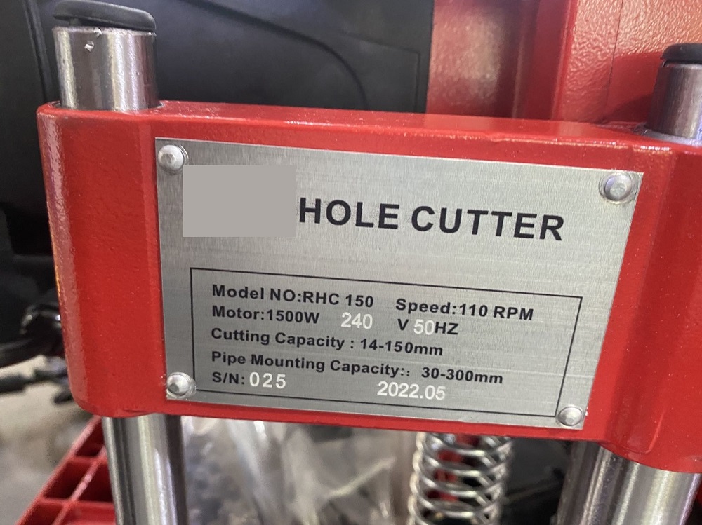 Pipe Hole Cutting Machine