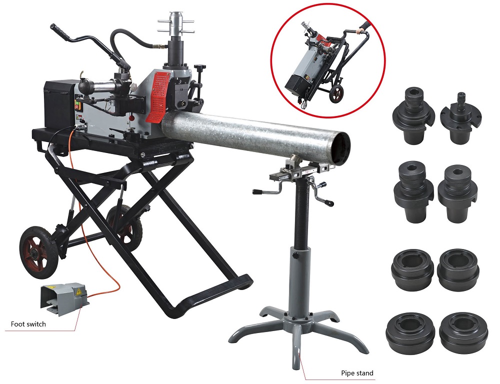 Pipe groove cutting machine