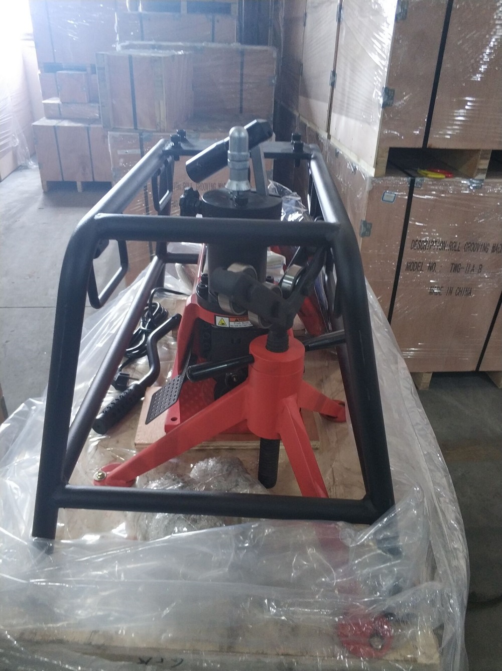 Pipe groover machine 1 to 6 inch