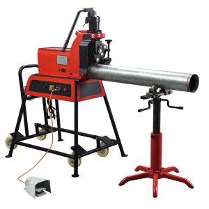 Pipe roll grooving machine