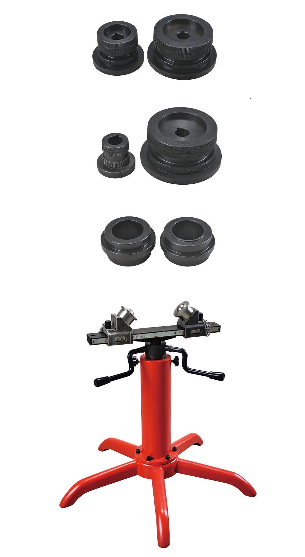 Plastic-lining steel pipe grooving machine