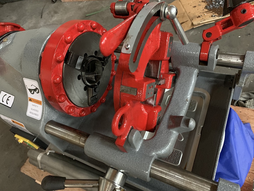 Round bar and pipe 2 in 1 threading machine M10-M33
