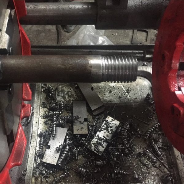 Round bar and pipe 2 in 1 threading machine M10-M33