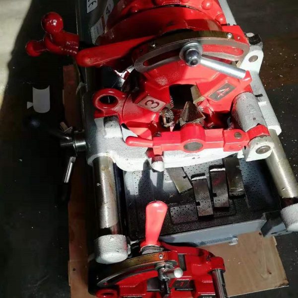 Round bar and pipe 2 in 1 threading machine M10-M33