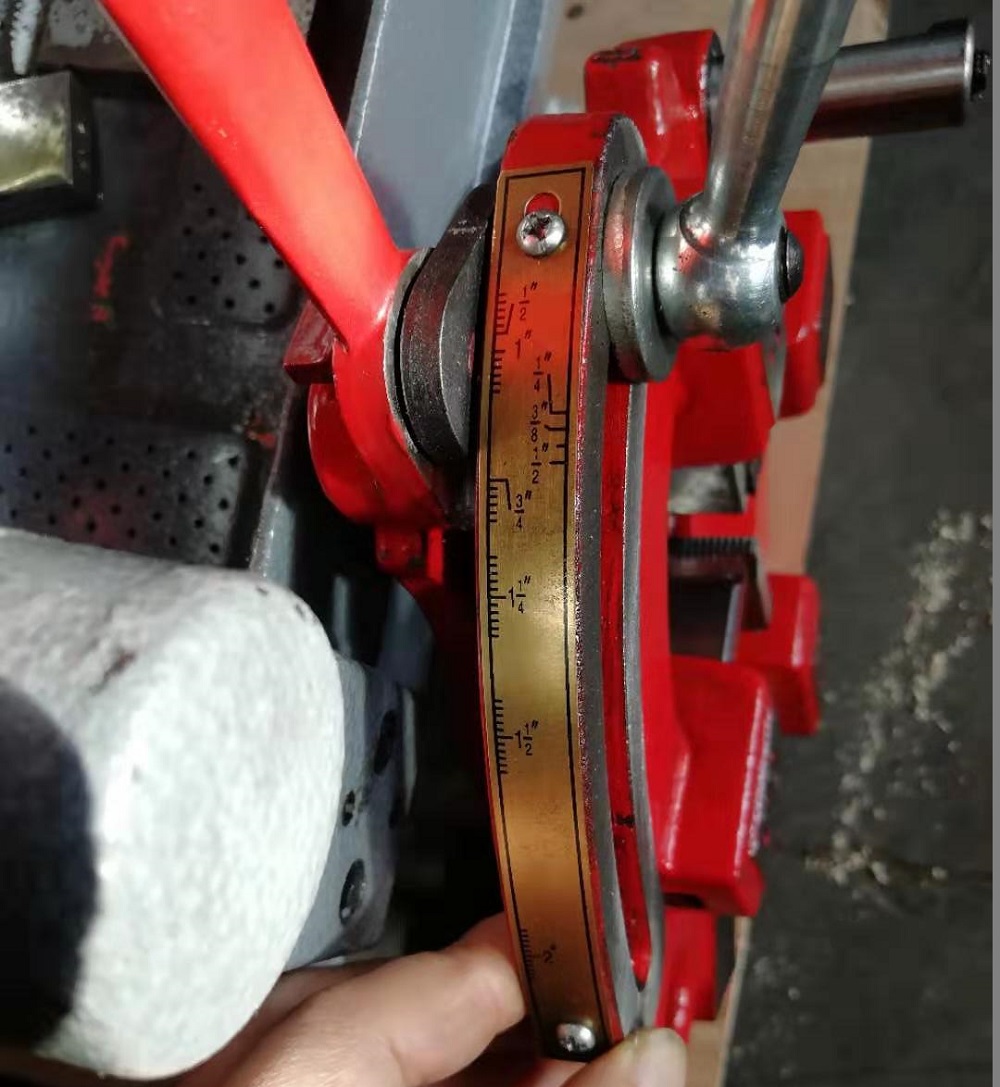 Round bar and pipe 2 in 1 threading machine M10-M33