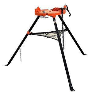 Tri-stand chain pipe vise 1/8"-6"