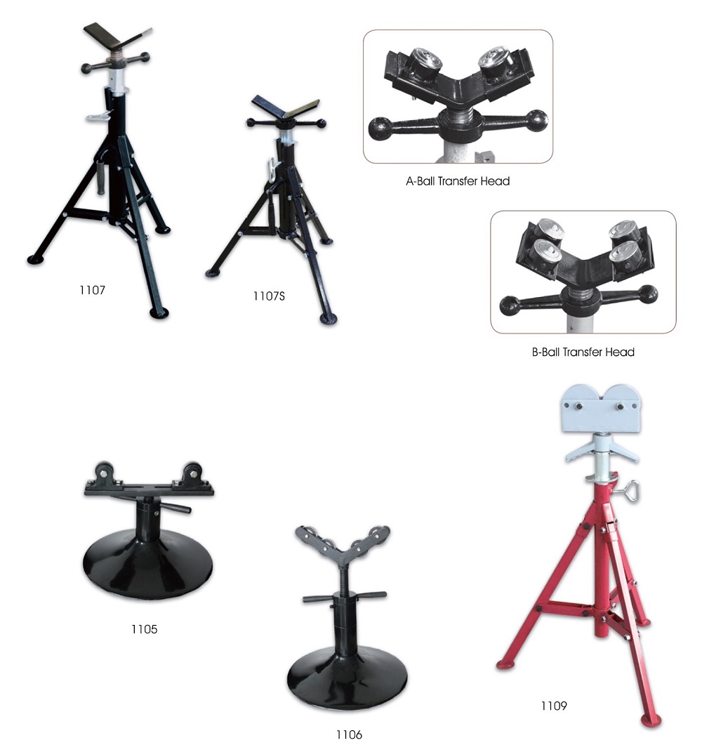 V head pipe stands