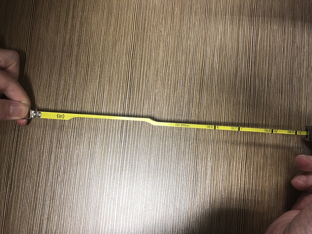 π ruler pipe groove measuring tape